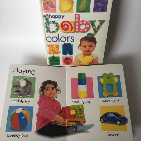 Happy Baby Set of 3 Books: Colors /ABC /Words - Picture 9 of 12